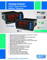 Thumbnail of document Data Sheet - PD6081 ProVu Feet & Inches Modbus Scanner